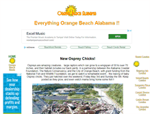 Tablet Screenshot of orange-beach-alabama.net